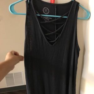 Dark gray tank top